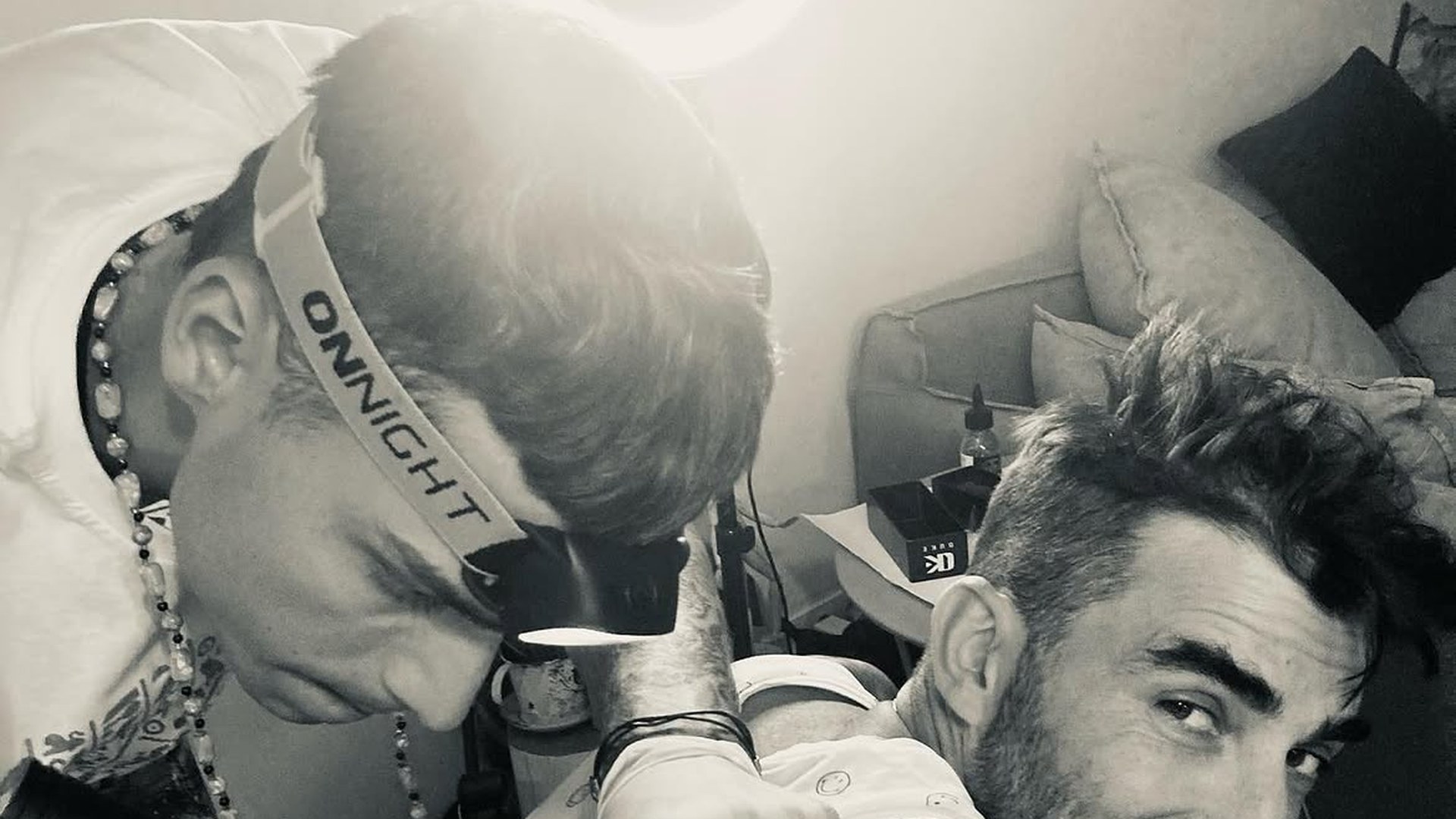 Leonardo trabajando en el estudio
